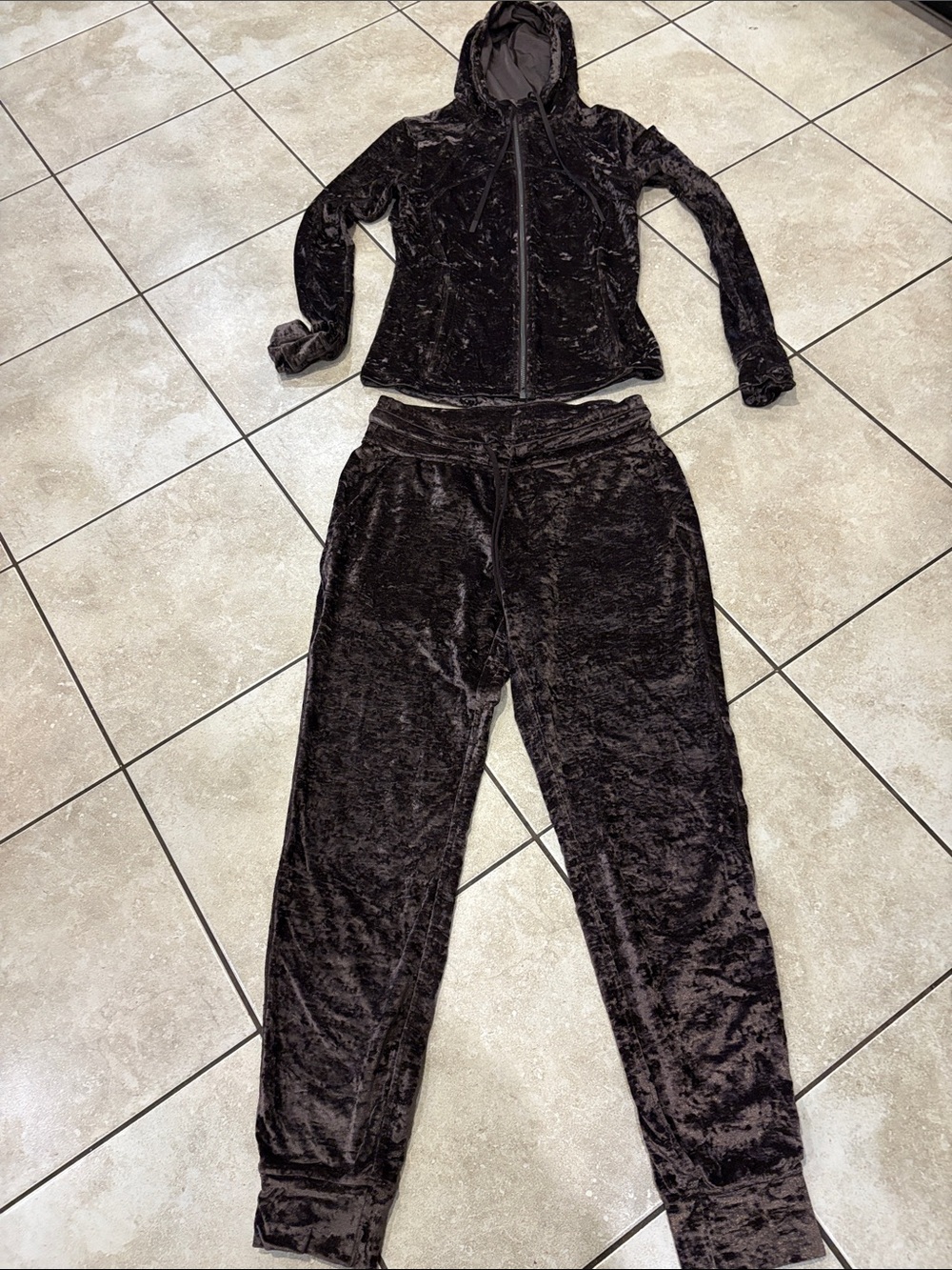 lululemon athletica Ready to Crush High rise jogger and hoodie set - Dark Brow
